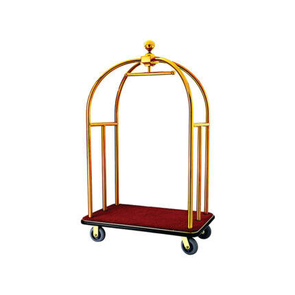 عربة نقل حقائب فندقيه ذهبي