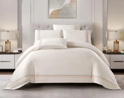 طقم مفرش صيفي نفرين 7 قطع موديل لورا ٤ مايكروفايبر